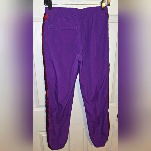BY SAMII RYAN Rose Side Stripe Track Pants Swishy Purple Joggers Streetwear XS - Picture 5 of 9